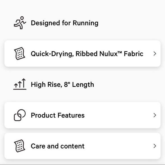 Lululemon Base Pace High-Rise Shorts *Ribbed Nulux - Picture 6 of 6